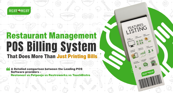 One Stop POS Billing System for Small Restaurants and Cafes